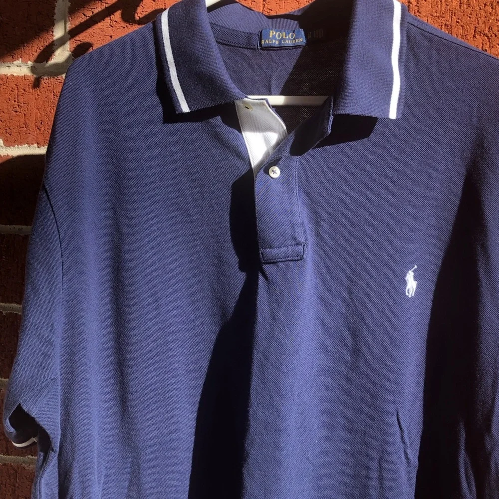 Ralph Lauren Men's Classic Navy Polo Shirt —#007